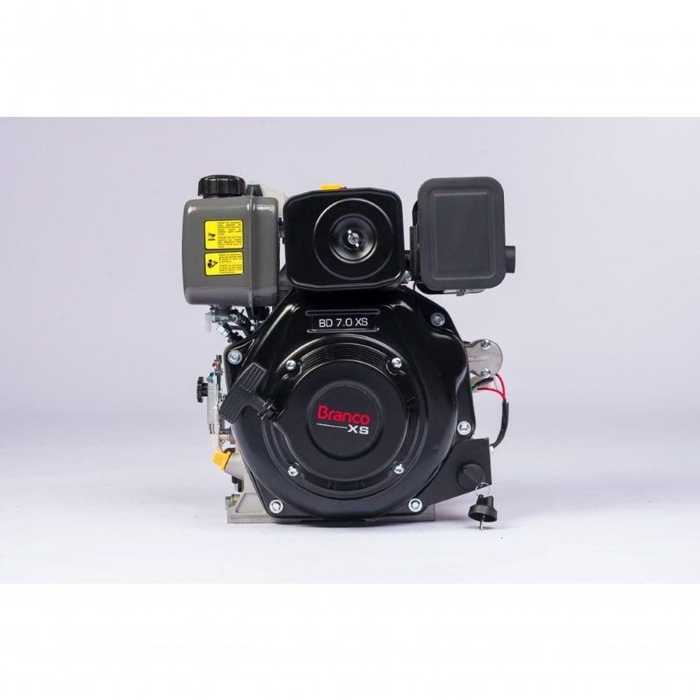 Motor Diesel 7,0cv Eixo H P. Elét. Bd-7.0h Briggs Branco