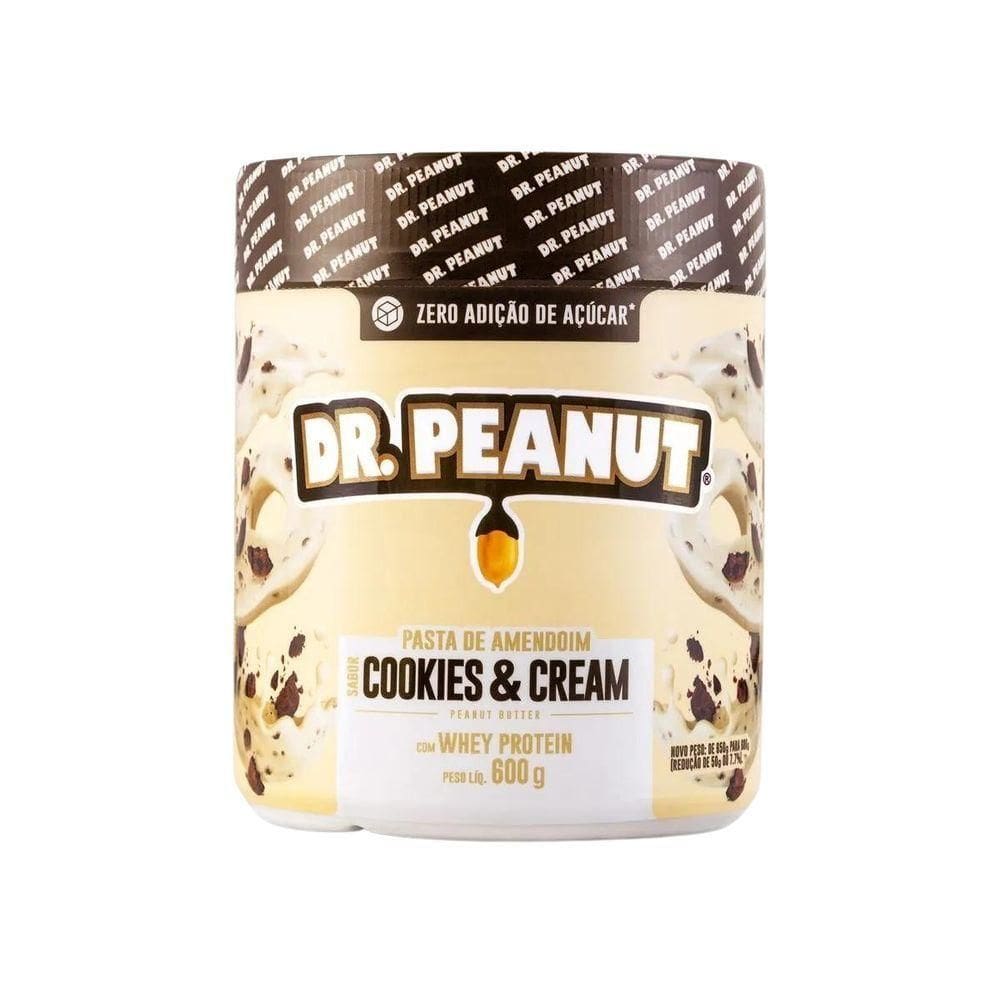 Pasta De Amendoim Dr. Peanut 600g Cookies & Cream