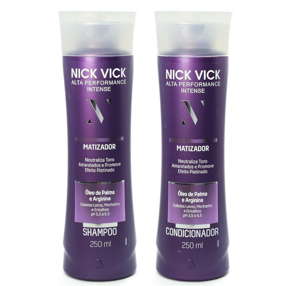 Kit Nick Vick Matizador Shampoo E Condicionador
