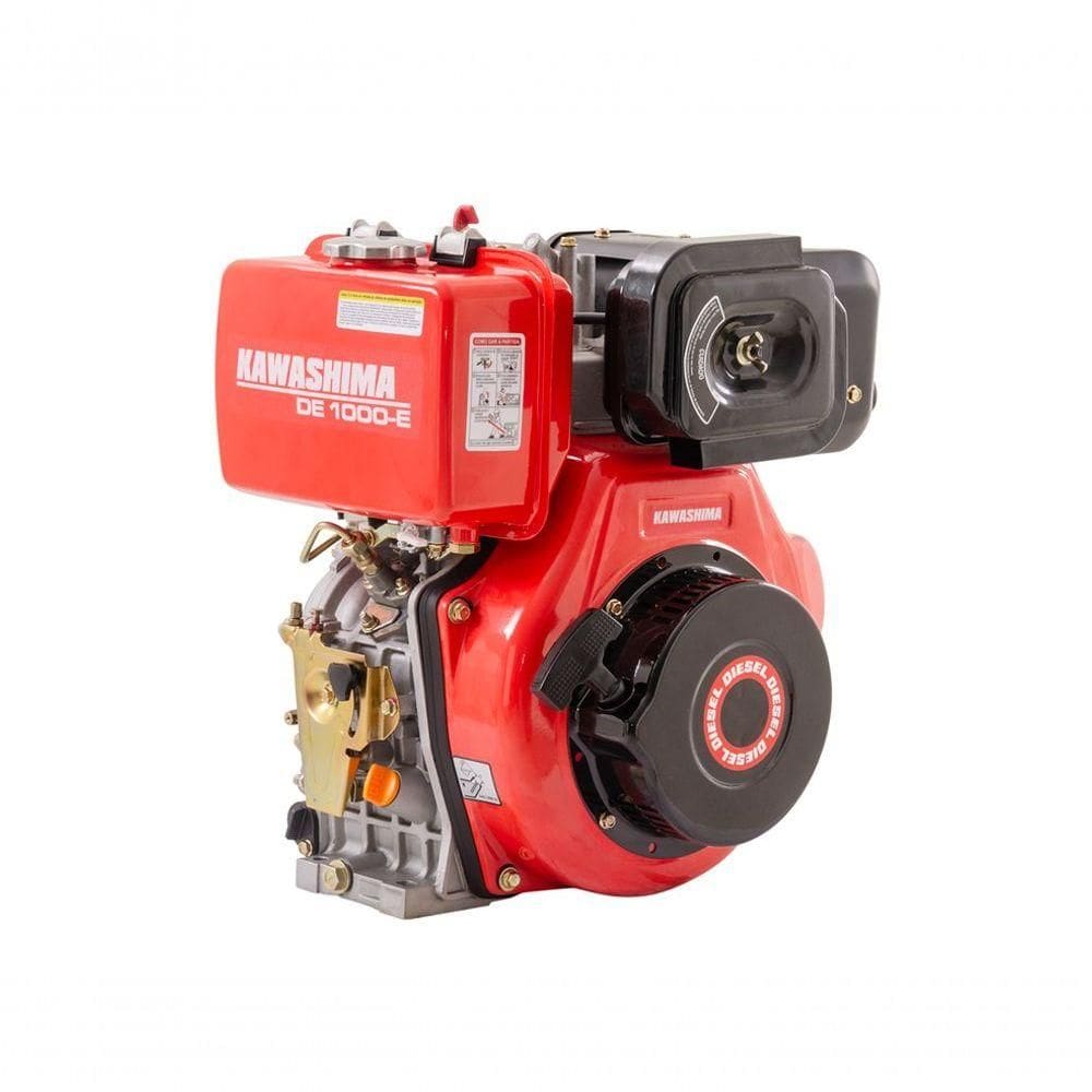 Motor Estac Diesel De-1000e 406cc 10hp P. Elétrica 5,5 L