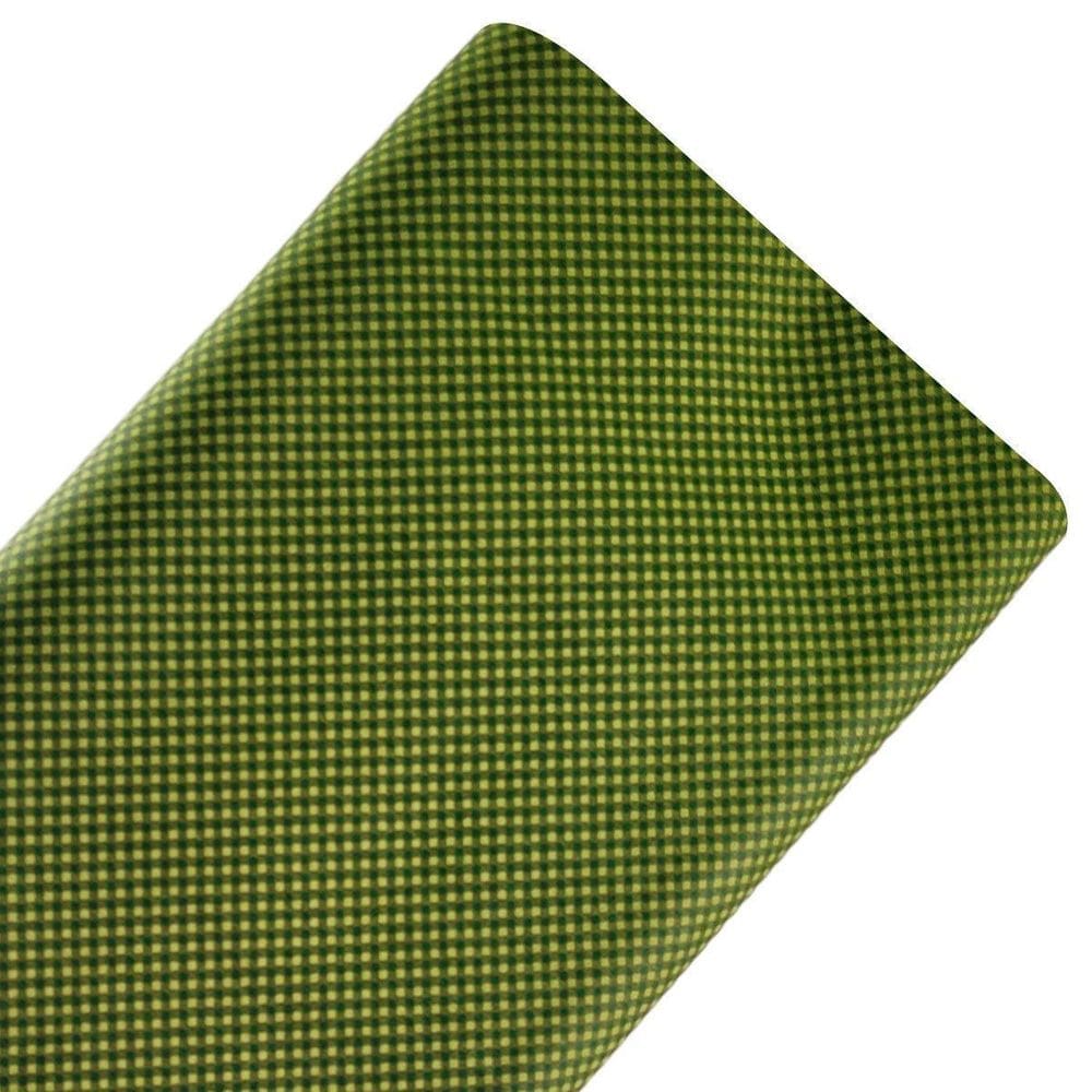 Tecido Tricoline Natal 25X150Cm Estilotex Xadrez Verde