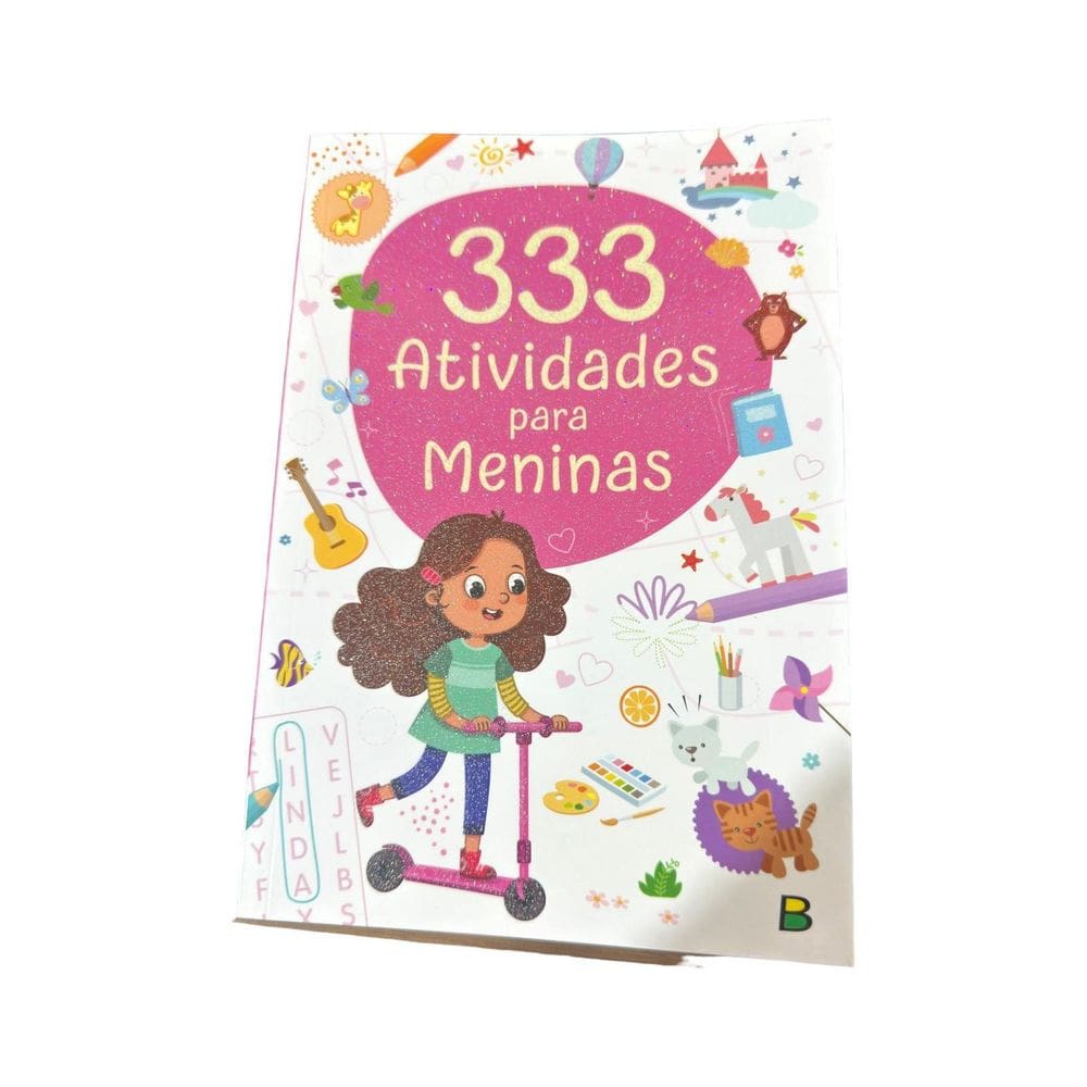 Livro Infantil 333 Atividades Para Meninas Jogos E Desenhos