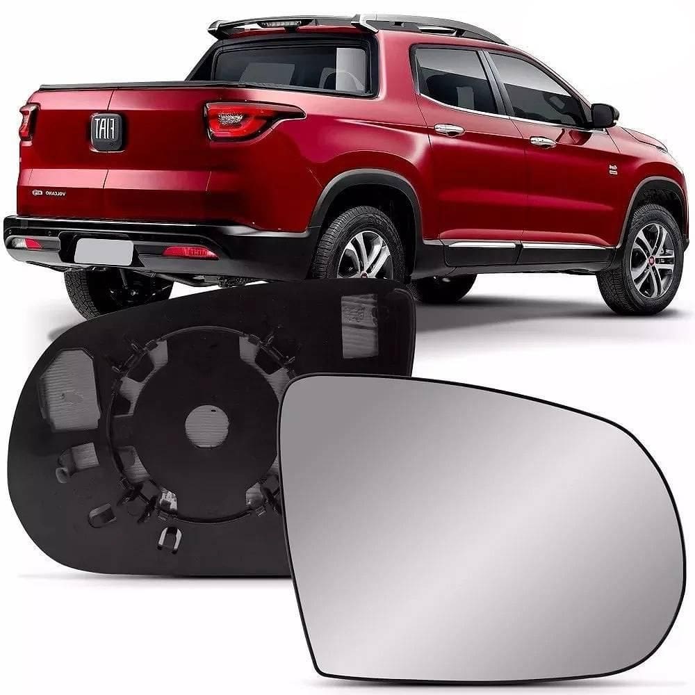 Lente Retrovisor C/Base Toro 2016/2021 Direito Metagal
