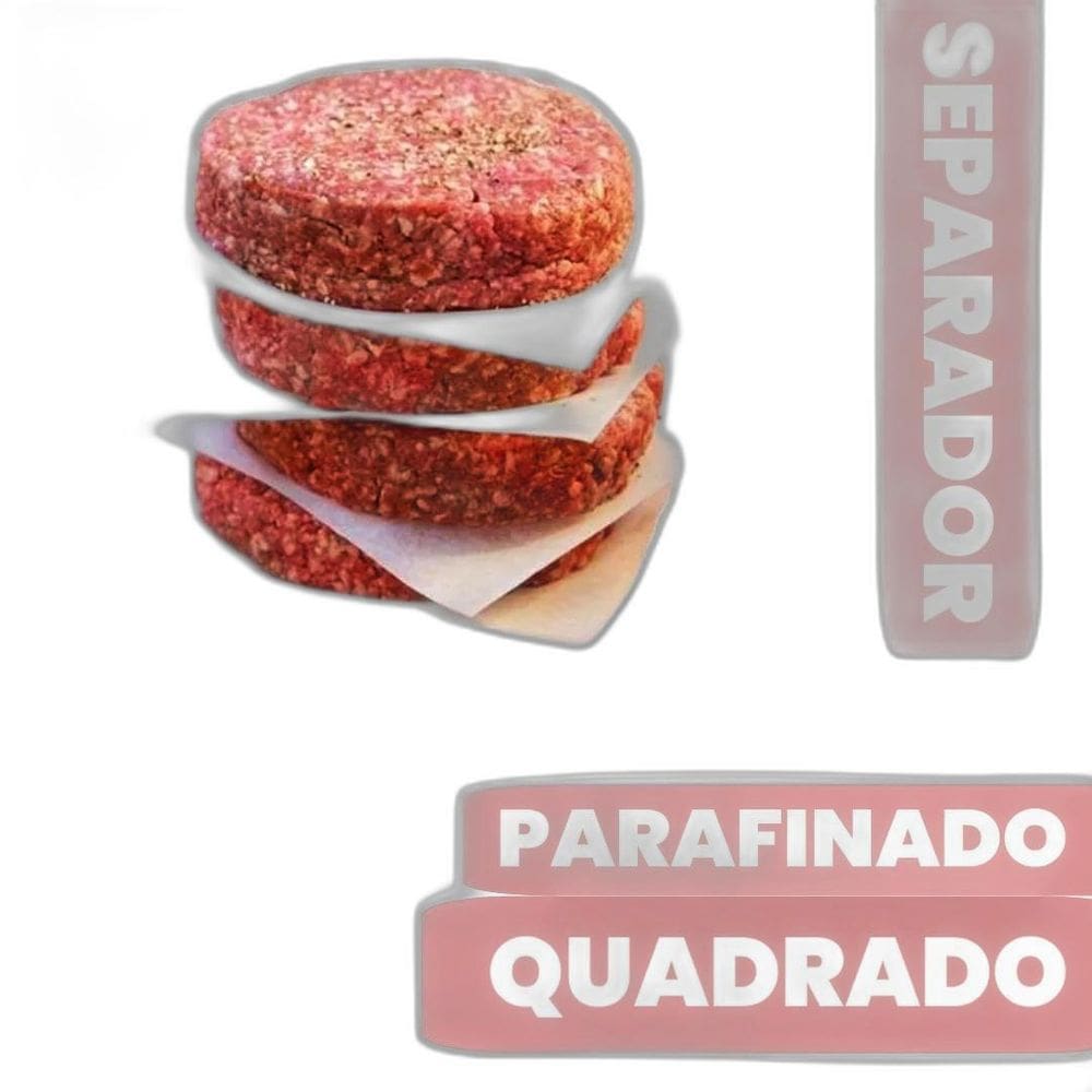 Papel Manteiga Separar Hamburguer Parafinado 14X14