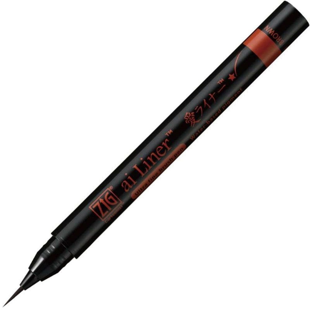 Caneta Brush Ultra Fine Zig Cartoonist Ai Liner Brown