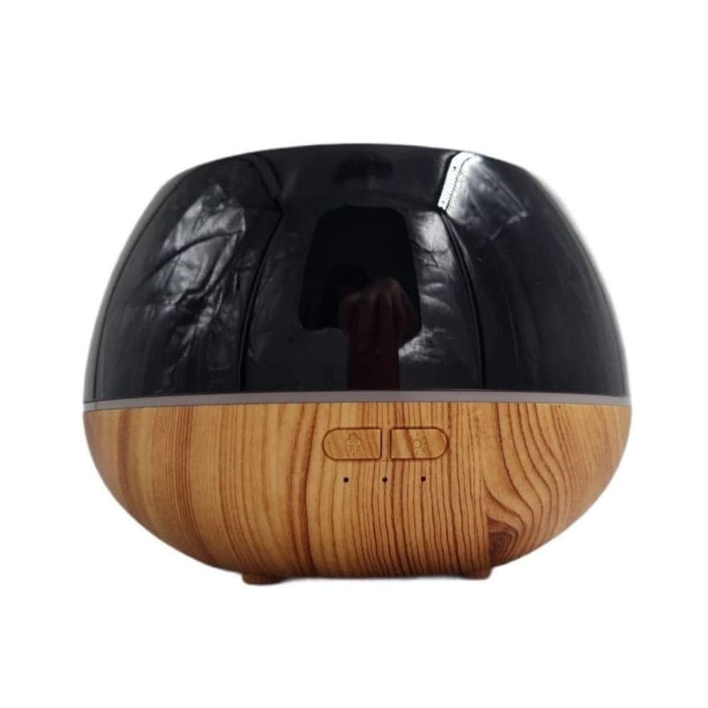 Difusor De Aromas Led Base De Madeira Bege