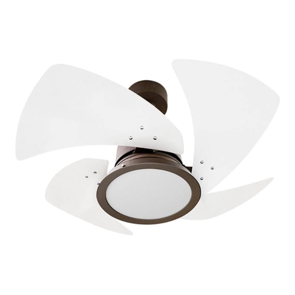 Ventilador Venti-Delta Tornado Led 4Pás Marrom/Branco 220V