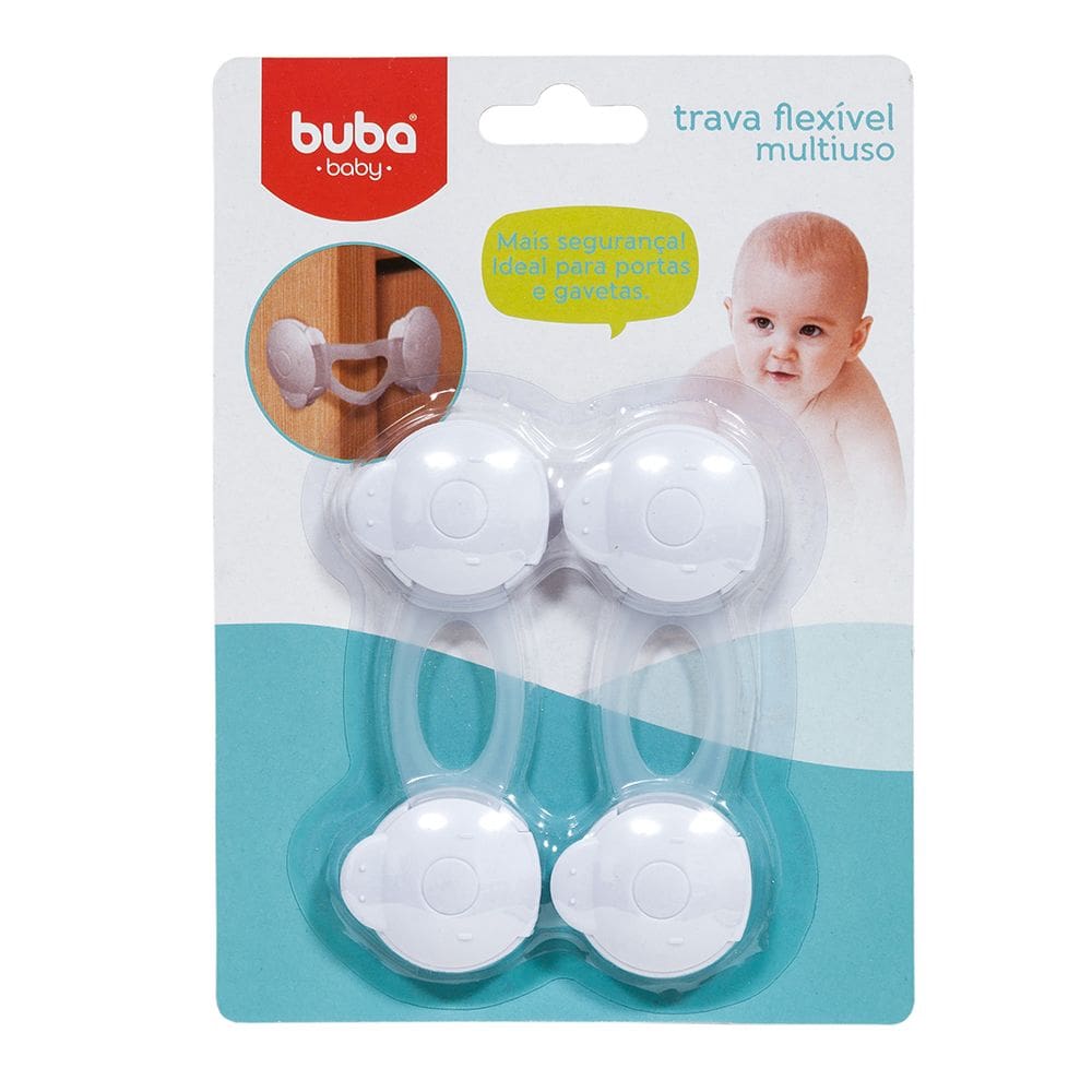 Trava Flexível Multiúso Pequena - 2 Peças - Buba