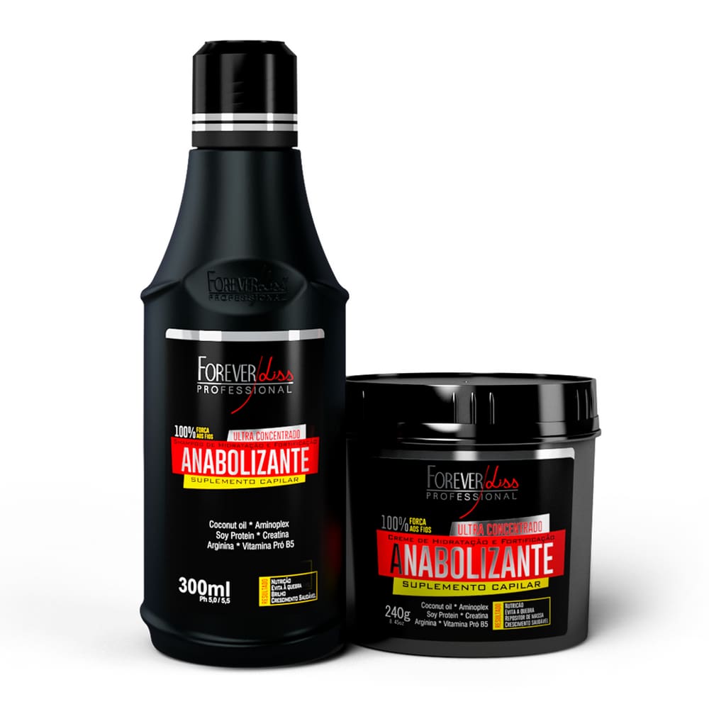 Kit Anabolizante Capilar Força e Nutrição Forever Liss