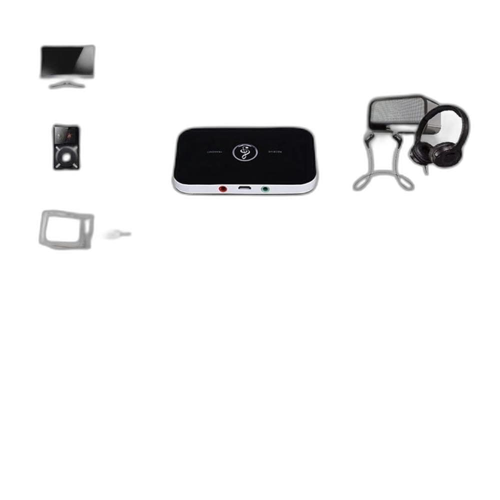 Transmissor 2X1 Áudio Bluetooth 5.0 Cabo Aux Micro