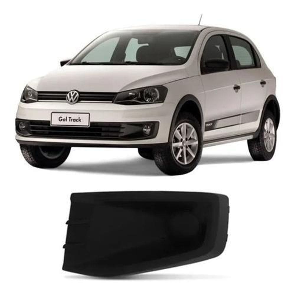 Grade Moldura Milha Gol Track G6 Saveiro 2013 A 2016 S/ Furo