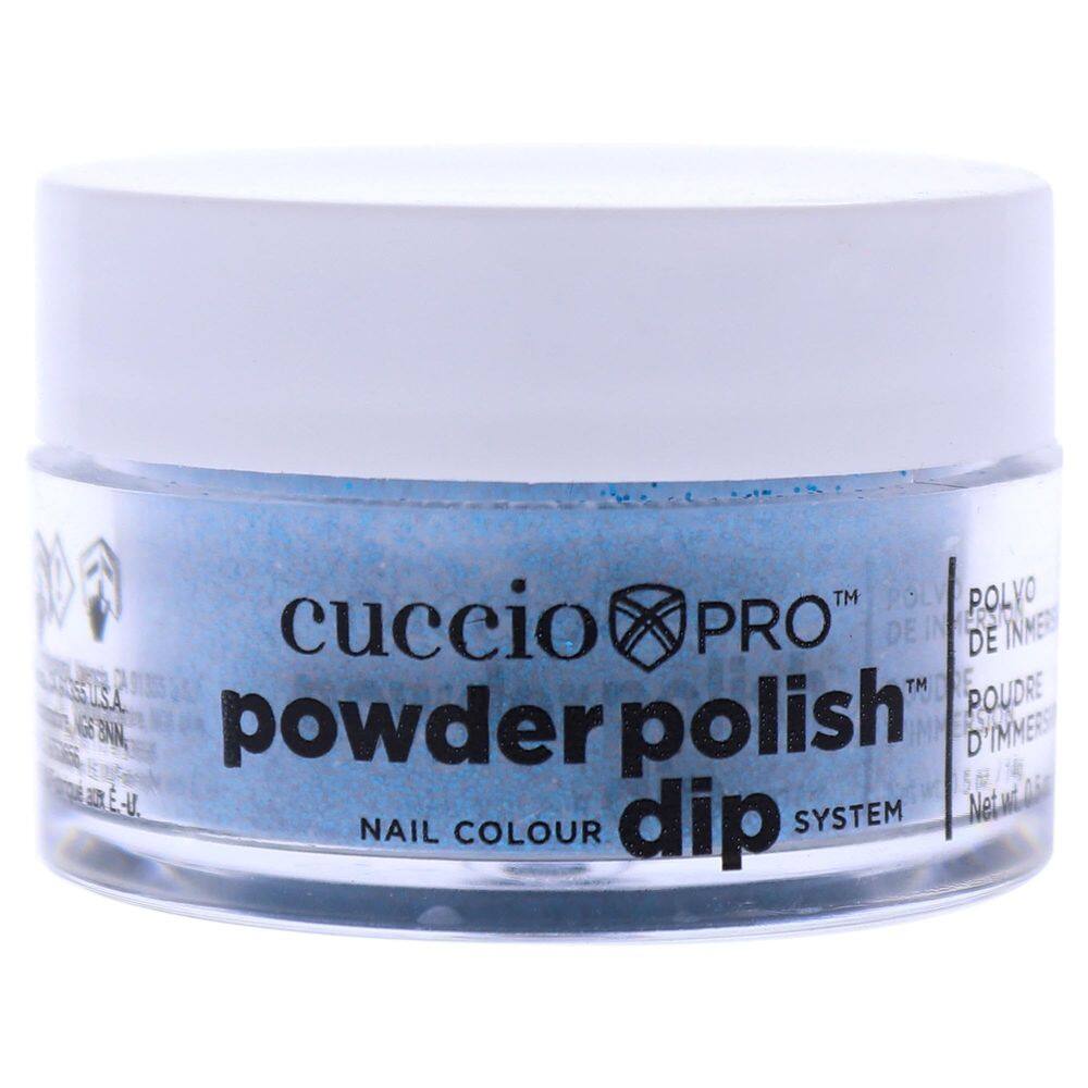 Verniz de unhas em pó Cuccio Colour Deep Blue Glitter 15mL