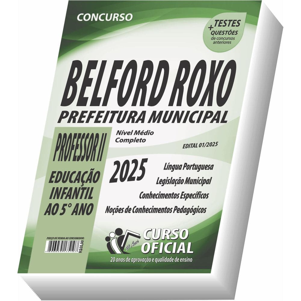 Apostila Belford Roxo Professor Ii Educação Infantil 5 Ano