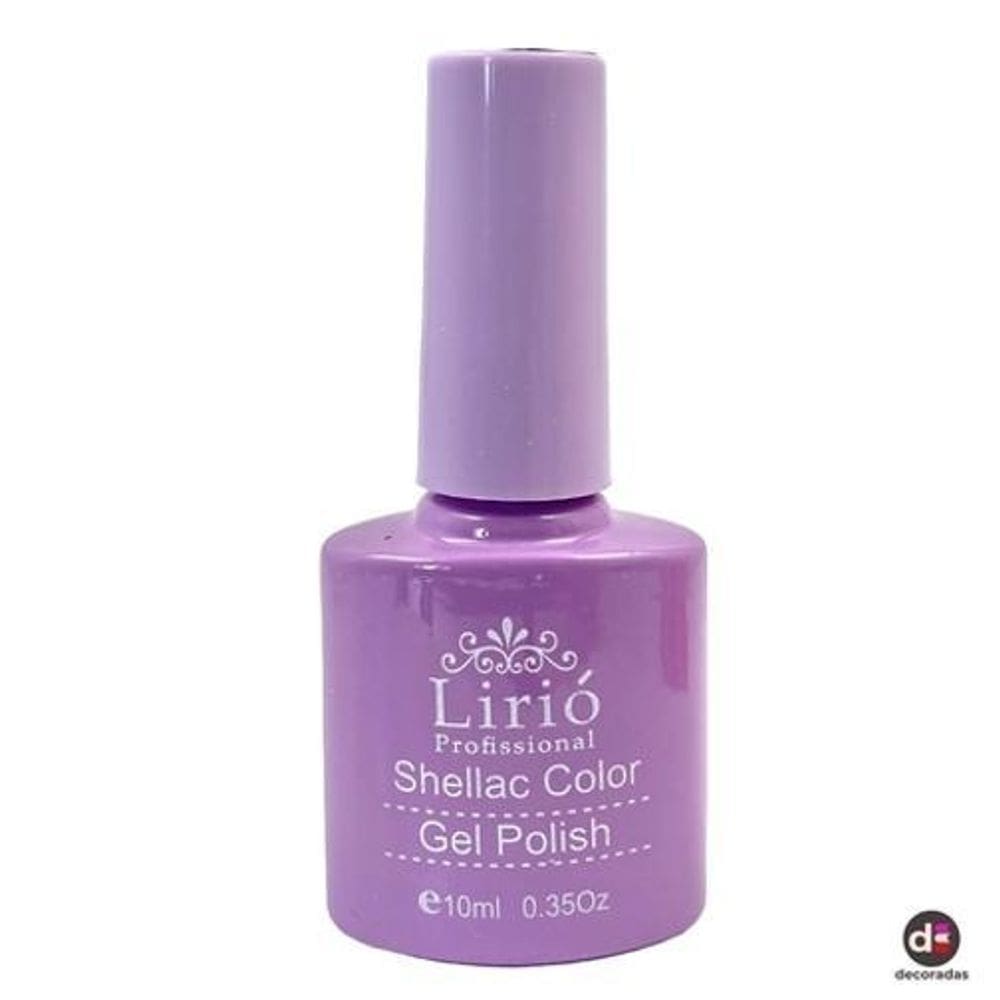 Esmalte Shellac Color Gel Polish 10Ml Manicure Unha Lilas