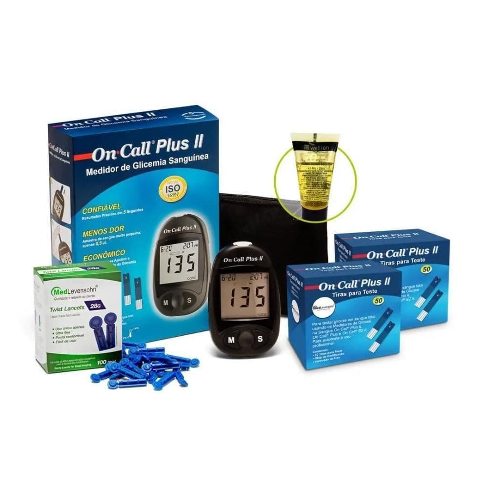 Monitor De + 100 Tiras + 100 Lancetas + 1 Lí