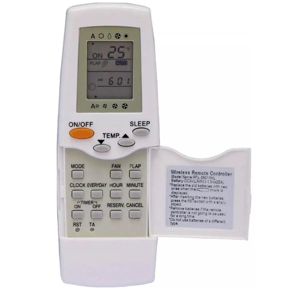 Controle Remoto Ar Springer Carrier 42Dcb012515Ls Compatível