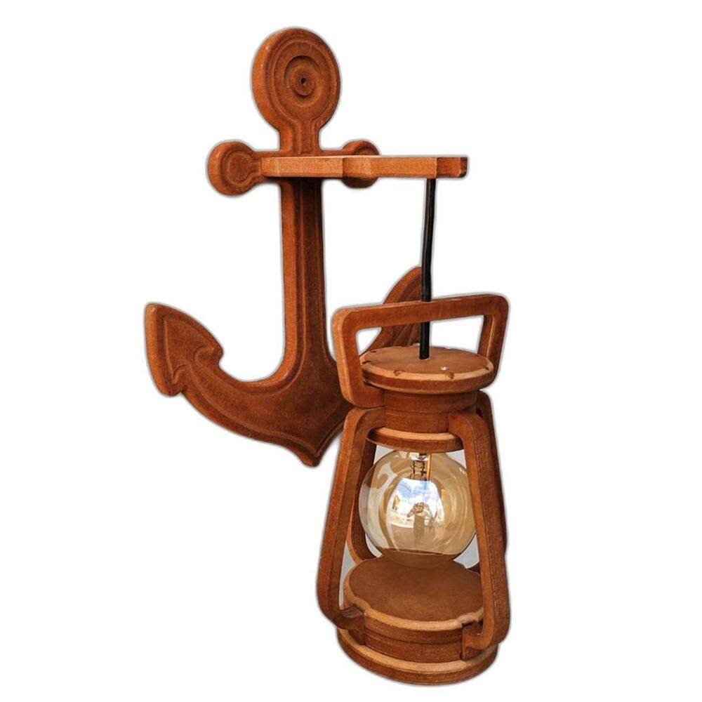 Arandela Luminária Lustre Lampião Âncora 110/220V Kit 2 Peça