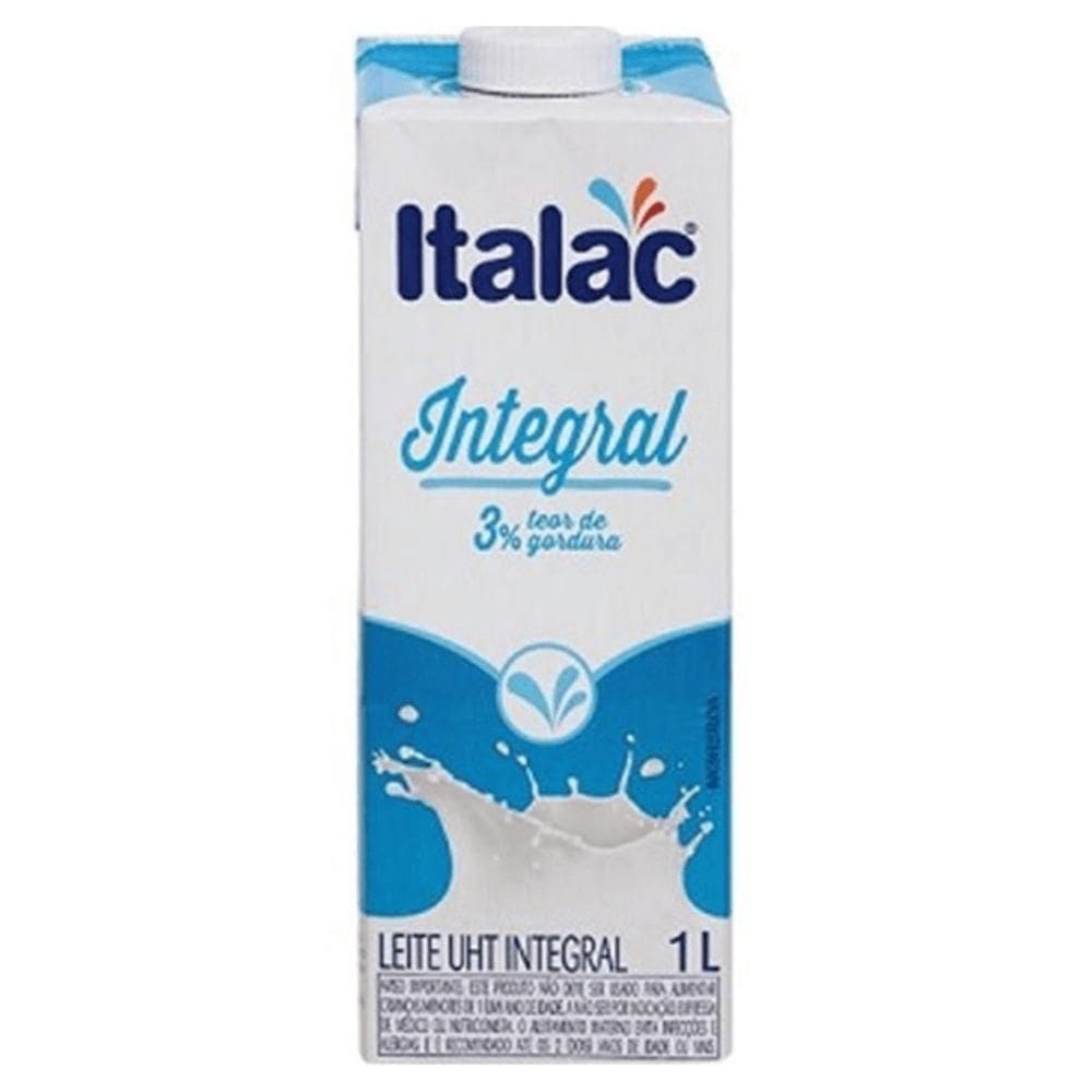 Leite Integral 1litro Com 12 Un Italac