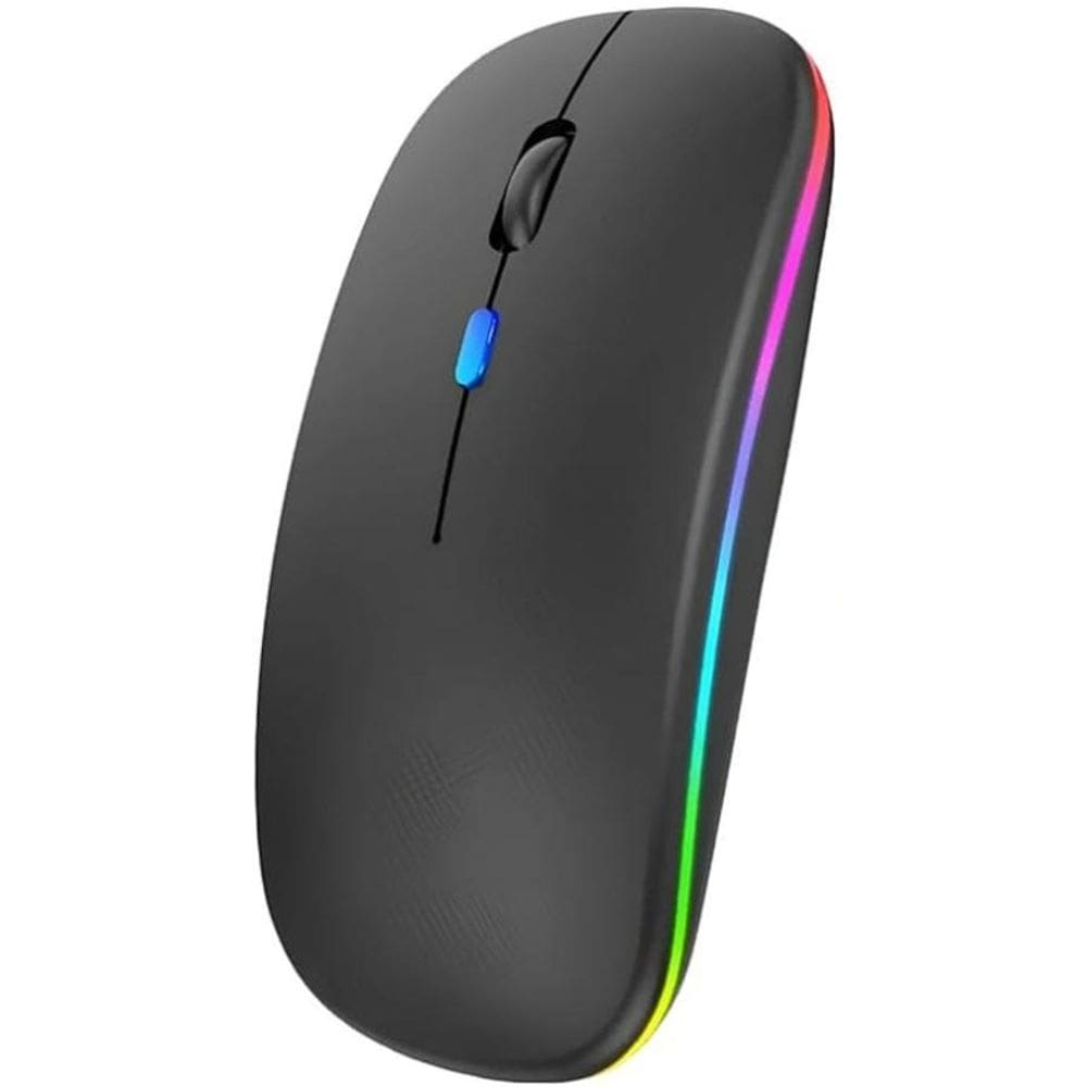 Dual Mode, Dual Estilo: Mouse Slim Com Adaptador Tipo C