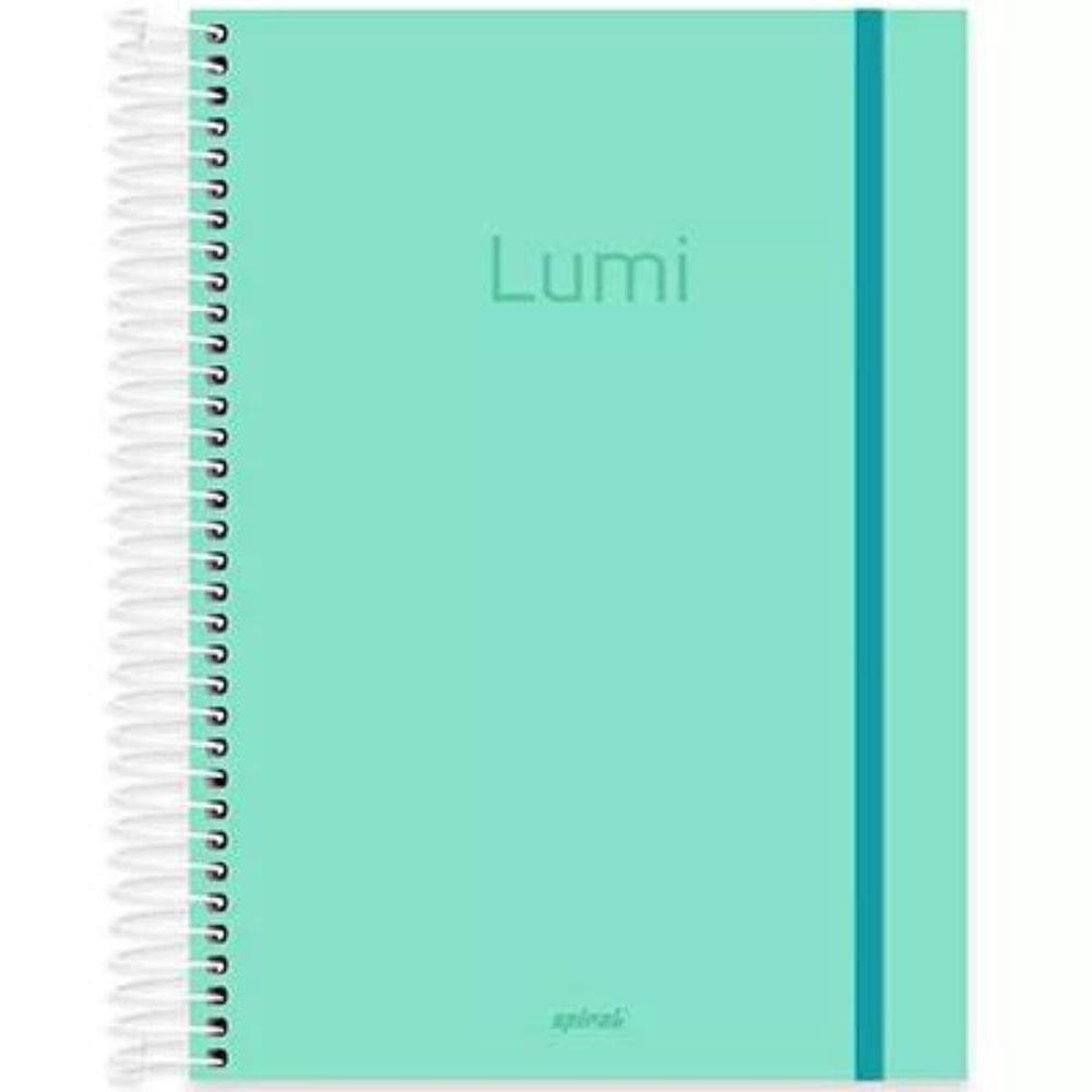 Material Escolar Caderno Cores Neon 10Matérias/160Folhas/Kit
