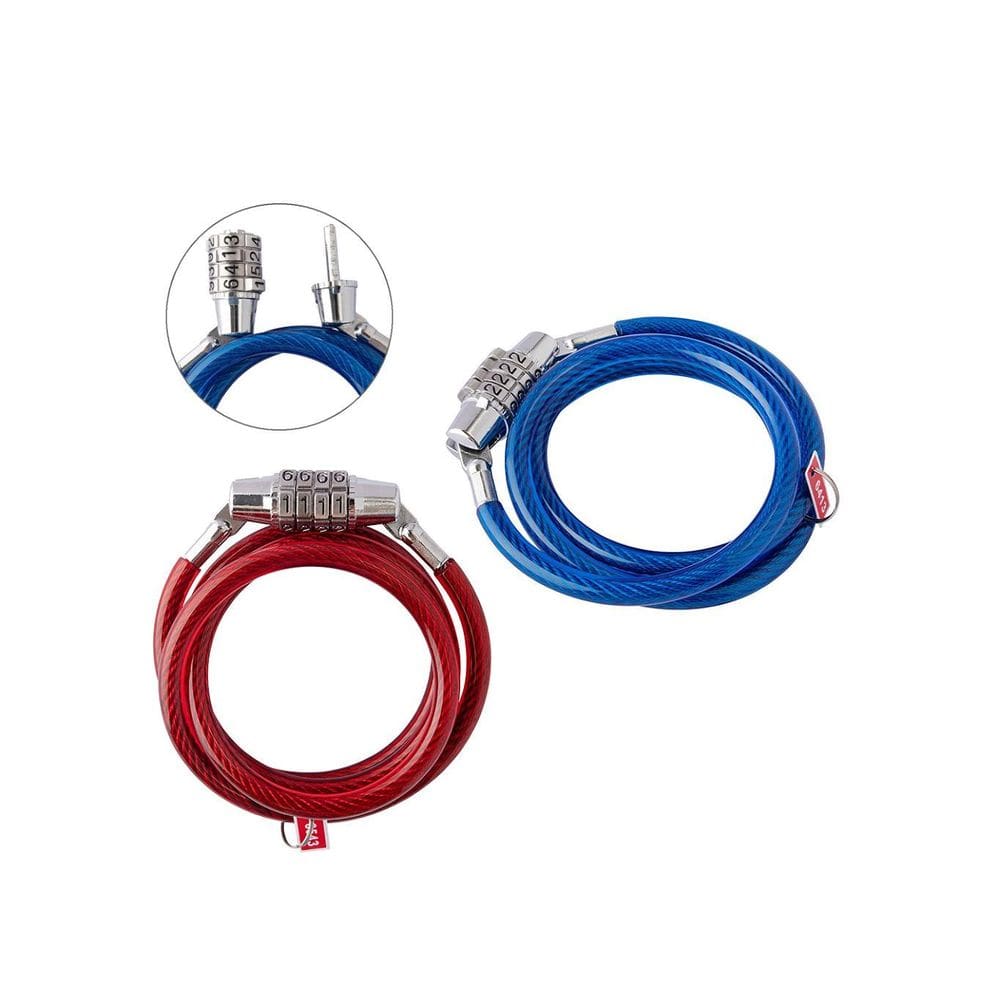 Cadeado Segredo Trava Portão Bicicleta 8mm 1m