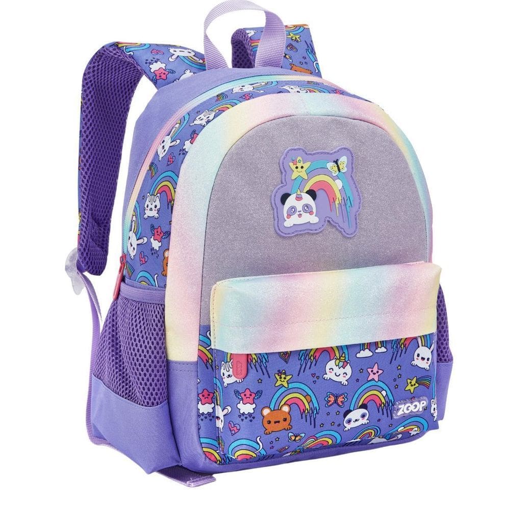 Mochila Costas 13 Juvenil Unicórnio Esporte Panda - Roxo