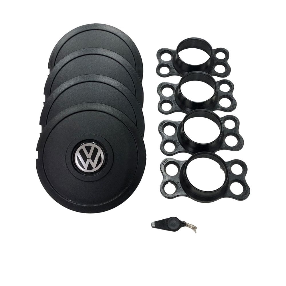 Calotas Miollo Vw Gol G5 Aro 14 2009/2012 Tradicional Preto
