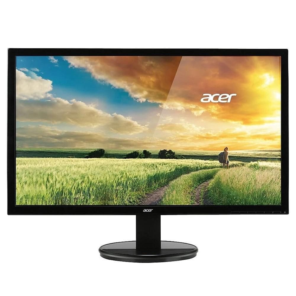 Monitor Acer 21.5” LED Full HD VGA HDMI DVI K222HQL Preto