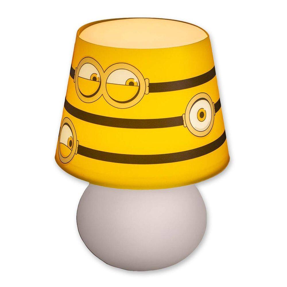 Abajur Luminária Micro Lampe Led Decoração Minions Óculos