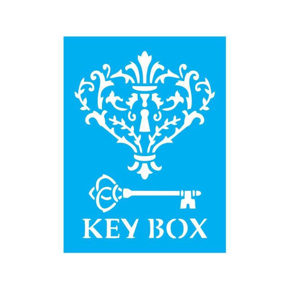 Stencil Tamako Chave Key Box - 15X20Cm - Ref 8551