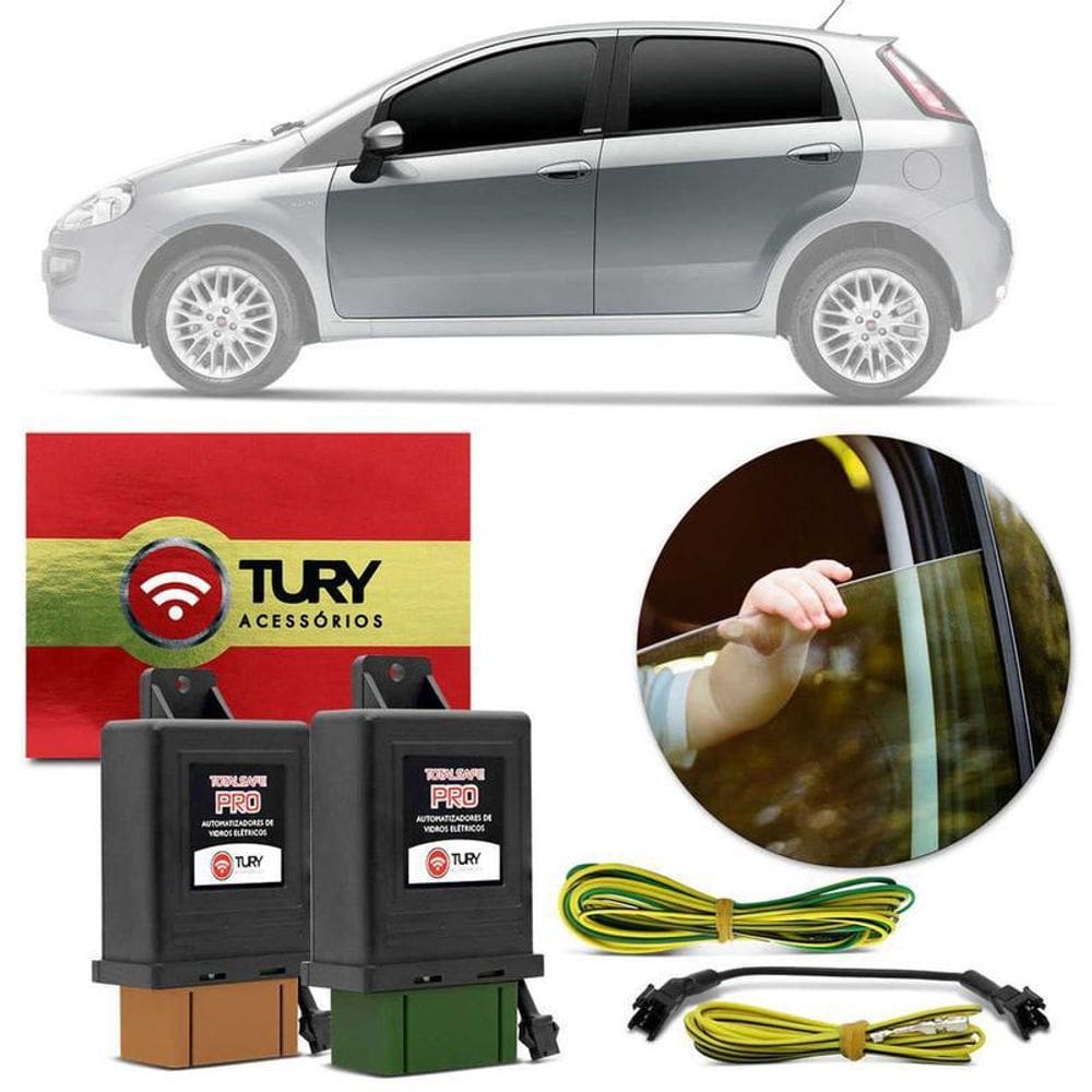 Modulo Retrovisor Elétrico Tury - PARK 1.52.6 BM - FIAT 500