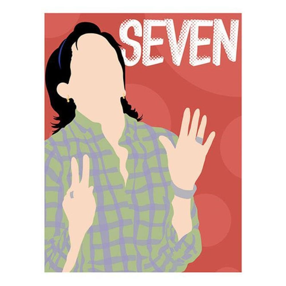 Kit 5 Placas Seven 36X46