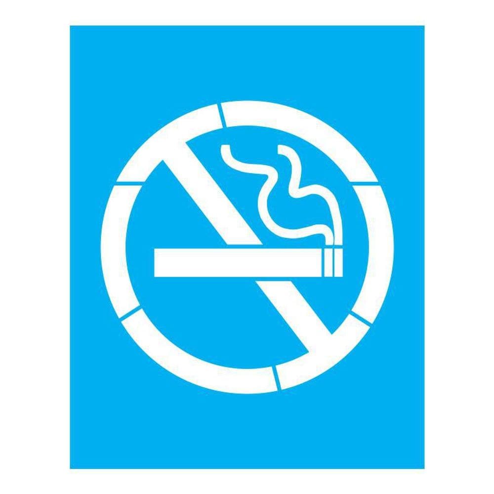 Stencil Tamako Proibido Fumar - 20X25Cm - Ref B684
