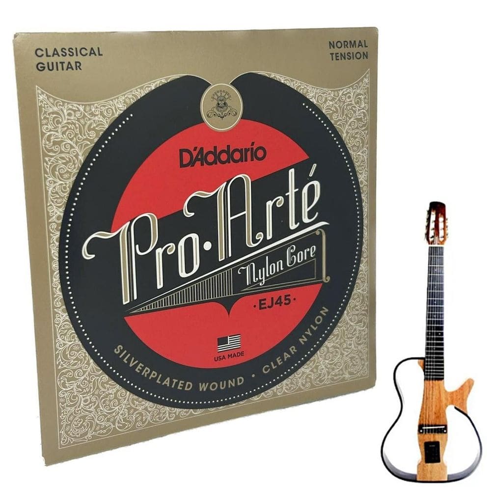 Jogo De Cordas Daddario Ej45 Em Nylon Core Violão Pro Arté