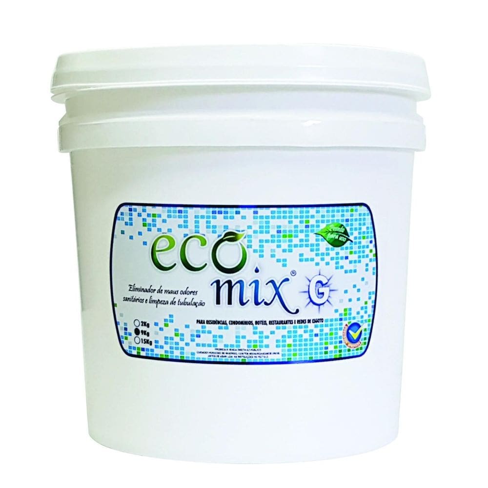 Ecomix G 9Kg - Desentupidor, Limpa Fossas, Caixas De Gordura
