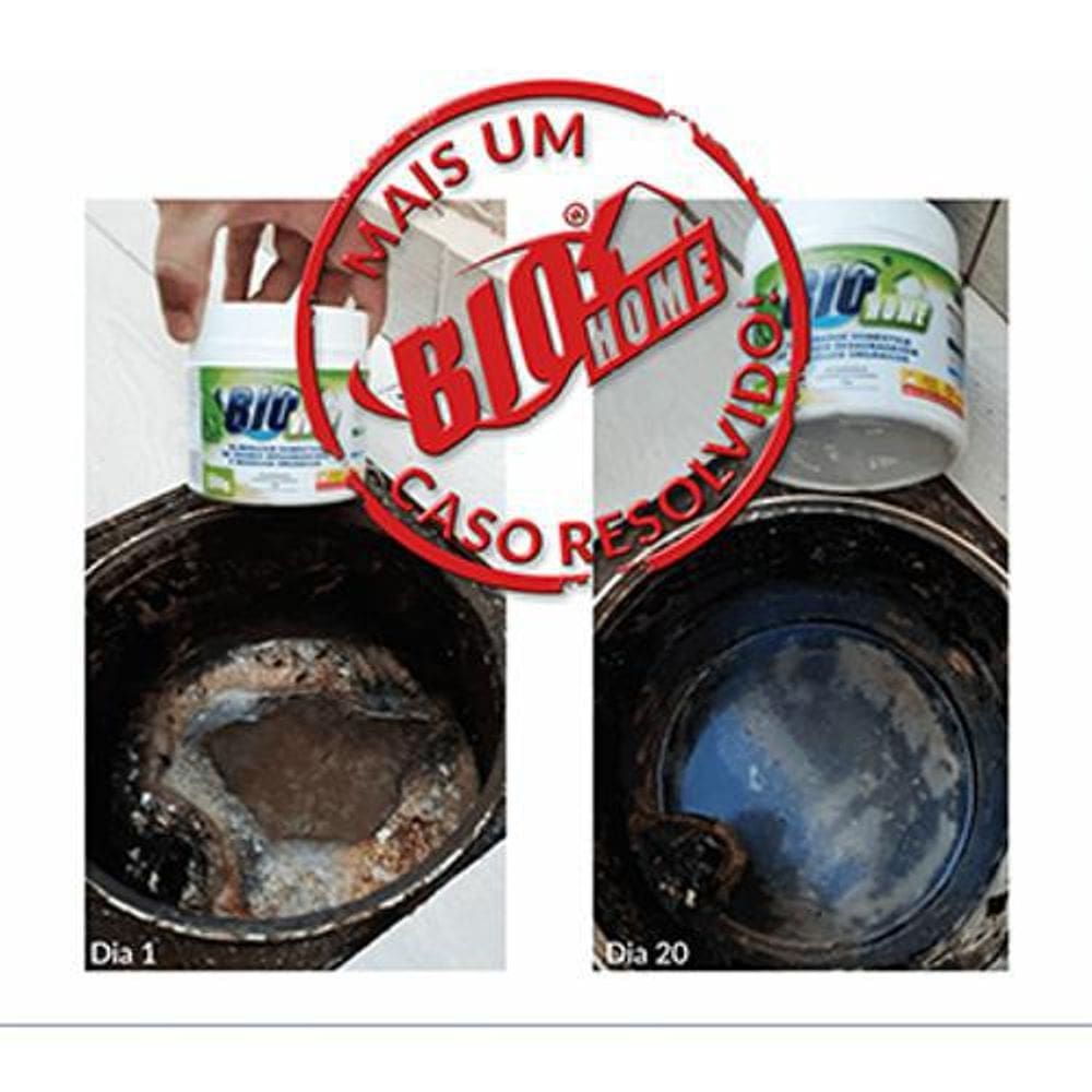 Limpa Fossa E Caixa De Gordura E Ralos - 2 Kg De Biohome