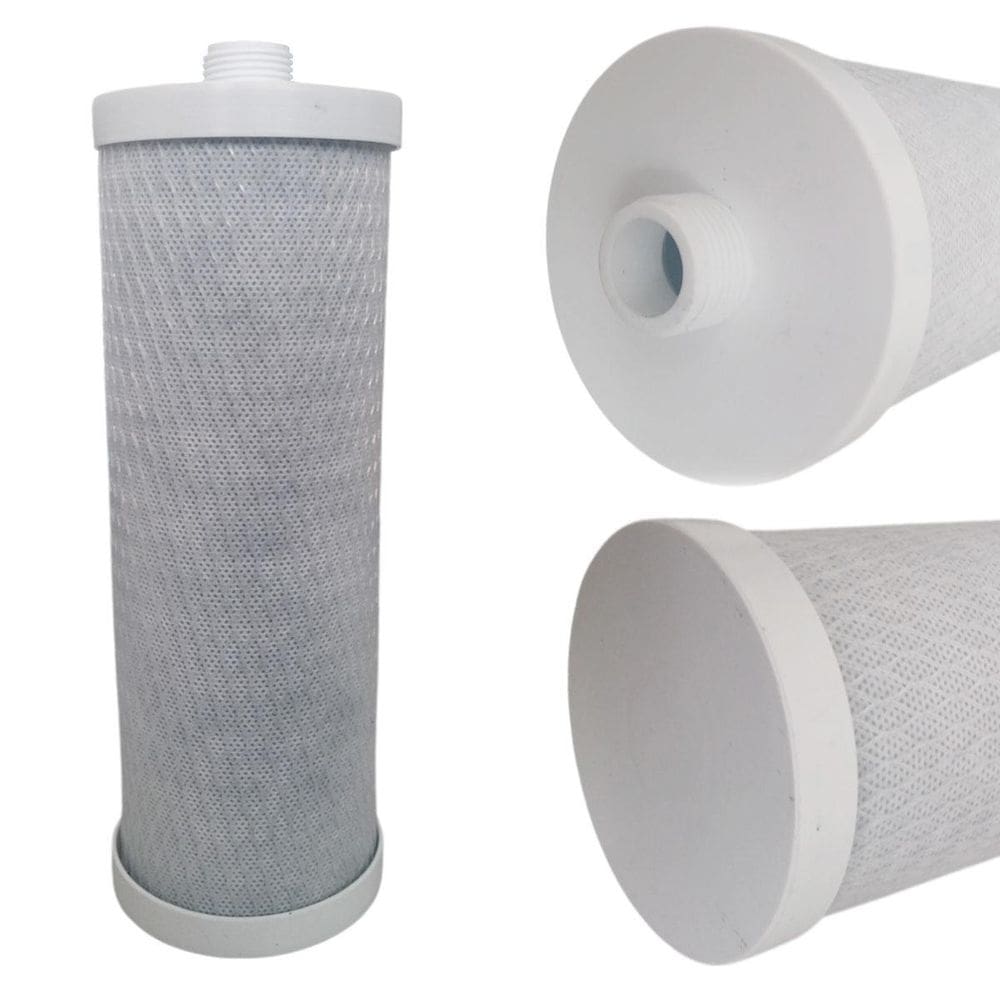 Filtro Refil Carvão Ativado Aqualimp Antigo Preto Azul Rosca