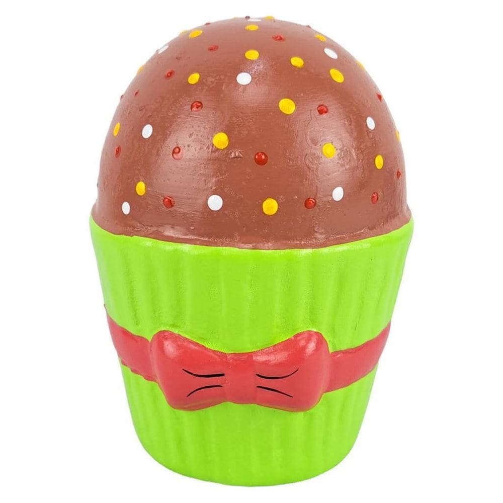 Cofre Cofrinho Cupcake Fake Verde Decoração Mesa Festa