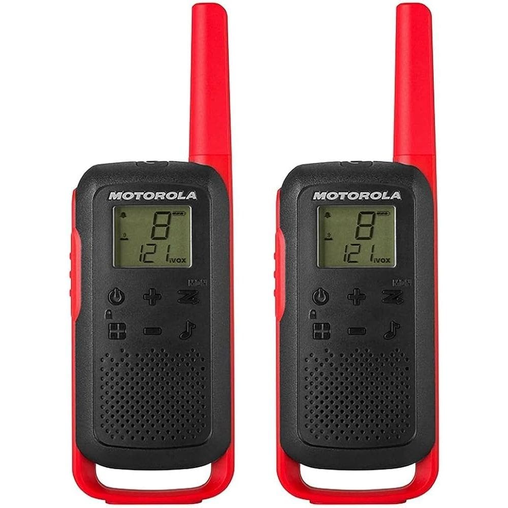 Walkie-talkie Talkabout T210 Vermelho e Preto - Motorola