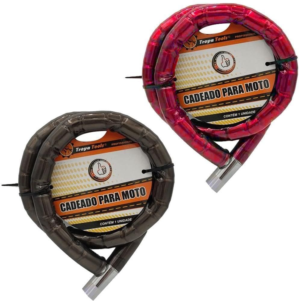 Cadeado / Trava De Bicicleta / Moto Colors 1Mx22Mm