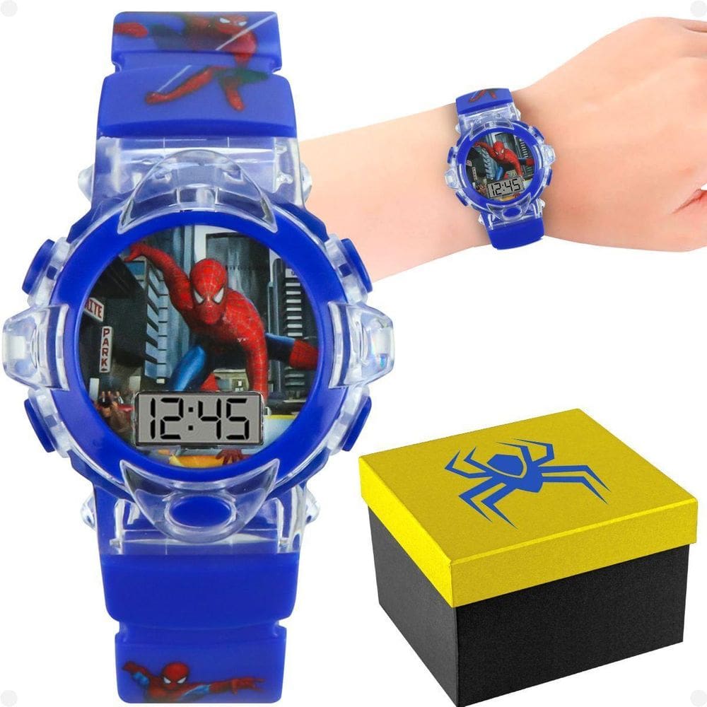 Relógio Infantil Digital Led Pulseira Silicone Ajustável