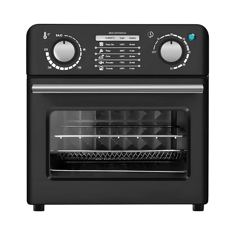 Forno Elétrico Fritadeira Assar Fritar 10 Litros Preto Voltagem:220V