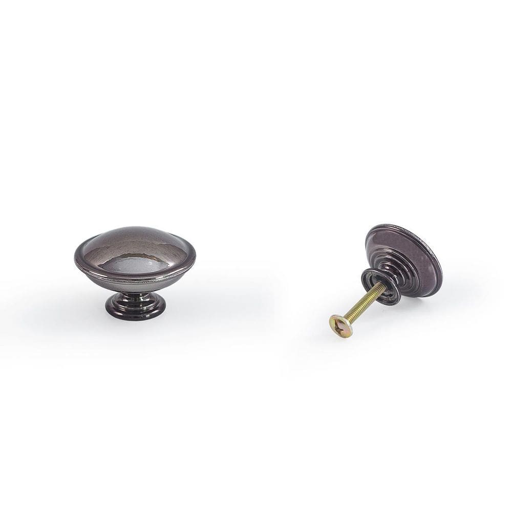 Kit Com 1 Unidade Puxadores De Armario Puxador Redondo