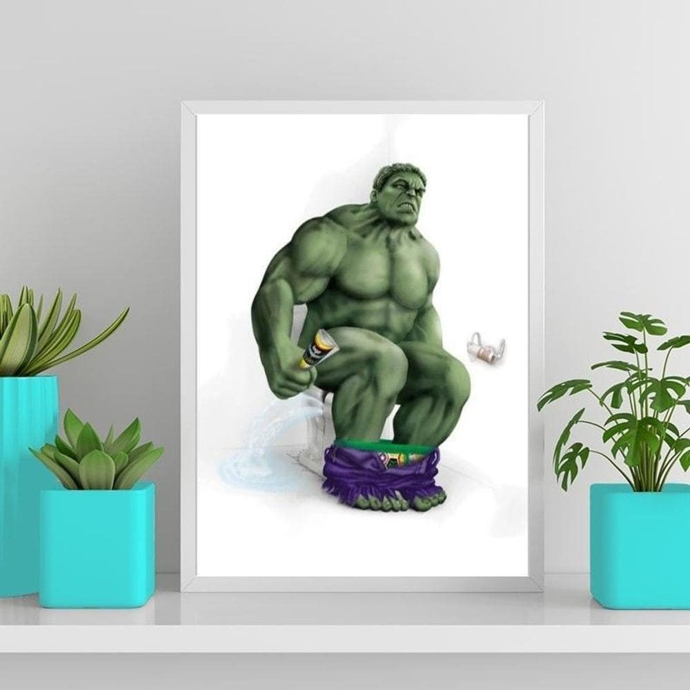 Quadro Decorativo Banheiro Infantil 24X18Cm