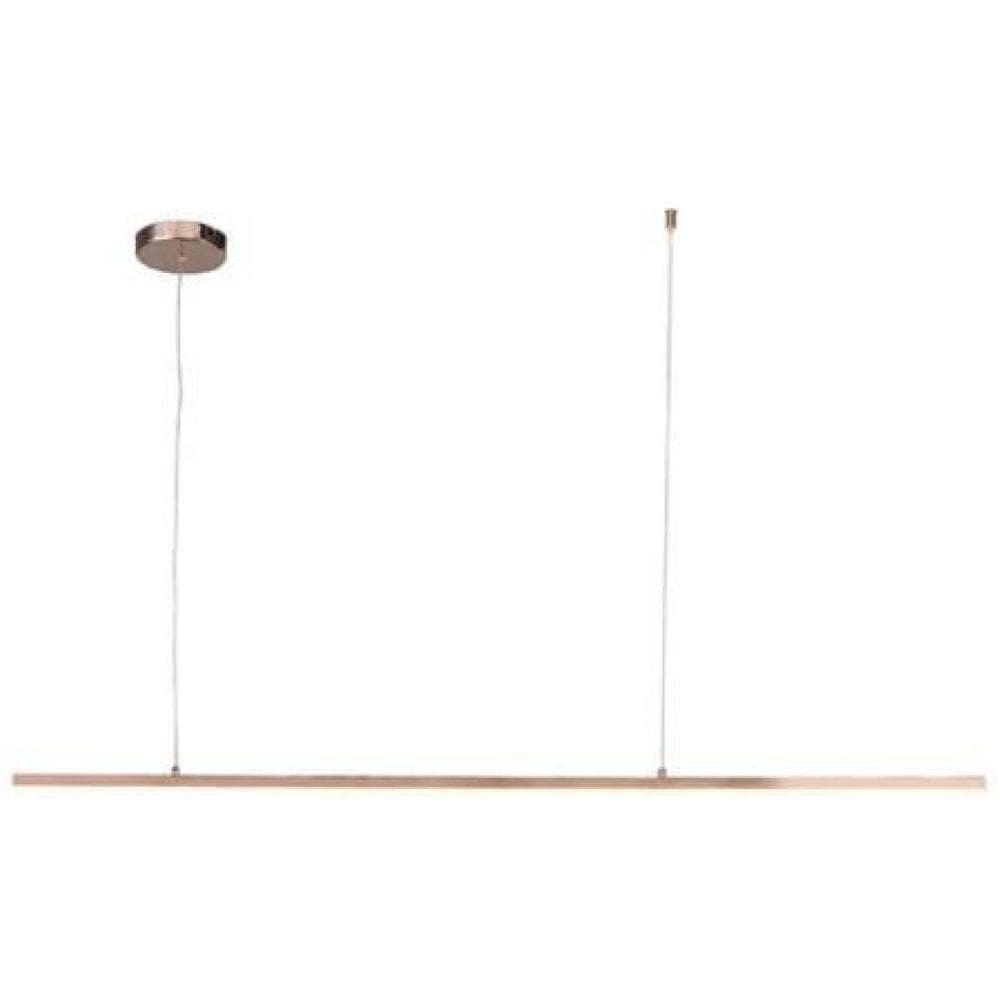 Pendente Led Tóquio Retangular Rose 180Cm - Hevvy
