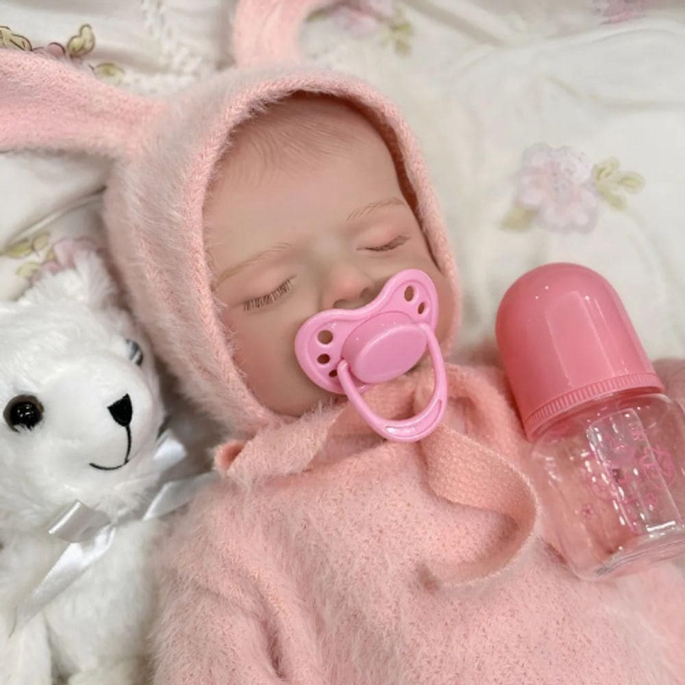 Bebê Reborn Menina, Dormindo, Recém Nascida, Artesanal.