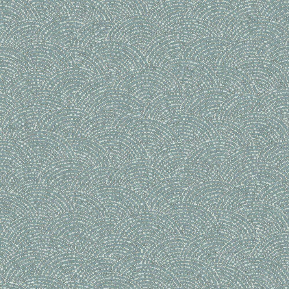 Papel De Parede Belize Geométrico Azul Bz3314