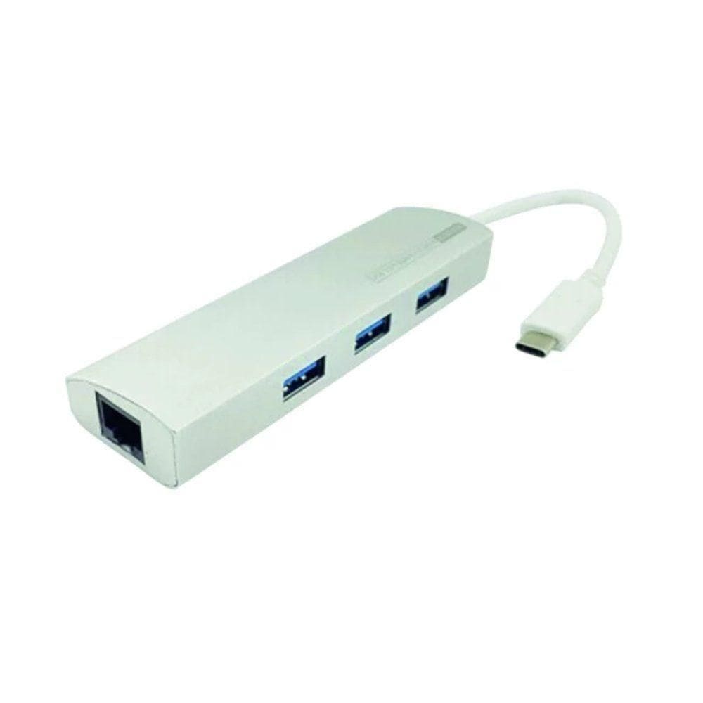 Cabo Adaptador Usb C Macho Rj45 Fêmea