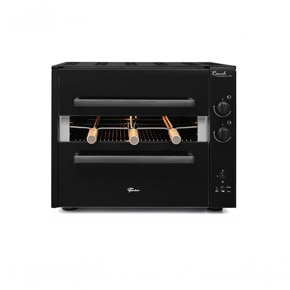 Churrasqueira A Gás Bancada Fischer Ranch 3 Espetos Bivolt