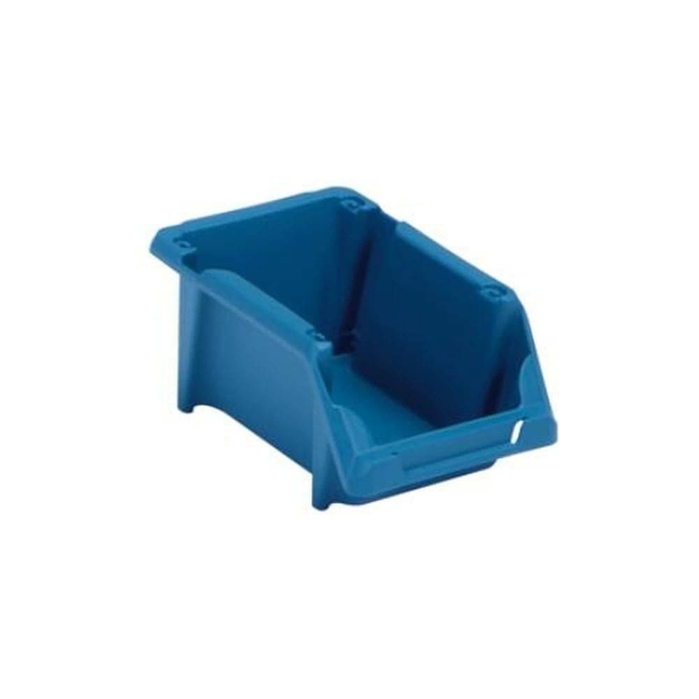 Gaveteiro Plástico Empilhável N° 3 Azul - 10x17cm - Organizador De Parafusos E Ferragens